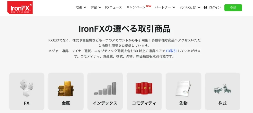 海外FX業者のおすすめ人気ランキング11位はIronFX