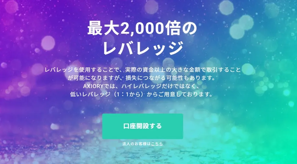 AXIOERレバレッジ