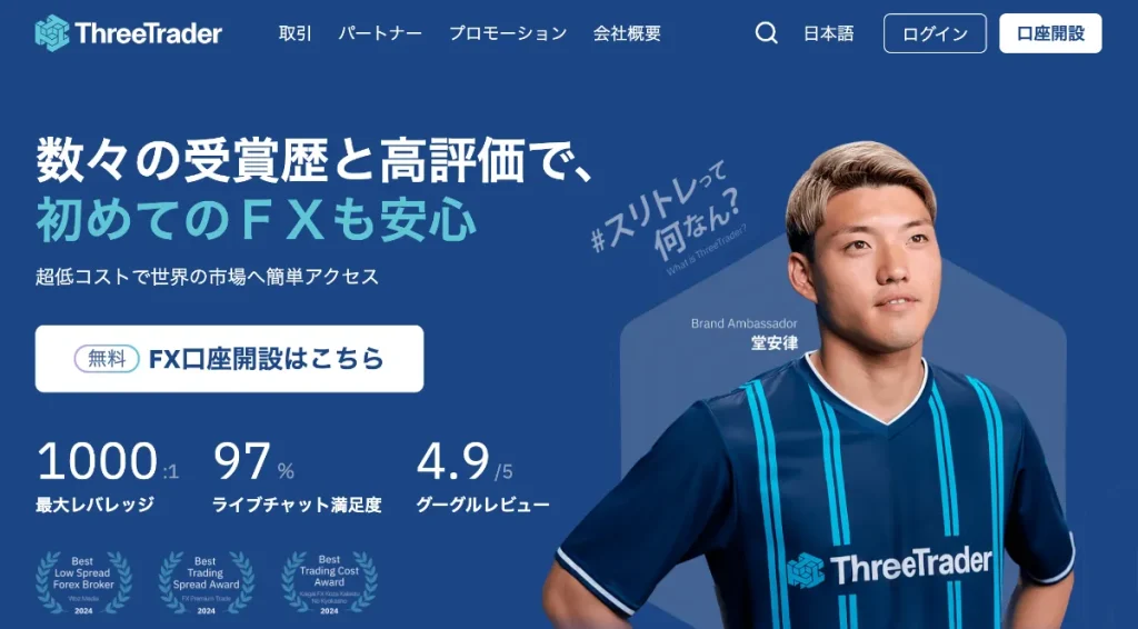 ThreeTraderスリートレーダー)とは？基本情報と特徴