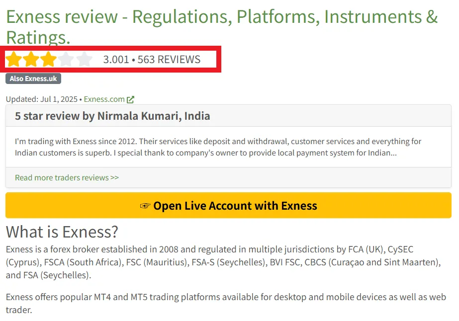 海外FX口コミサイトFPAで好意的なレビューが多い