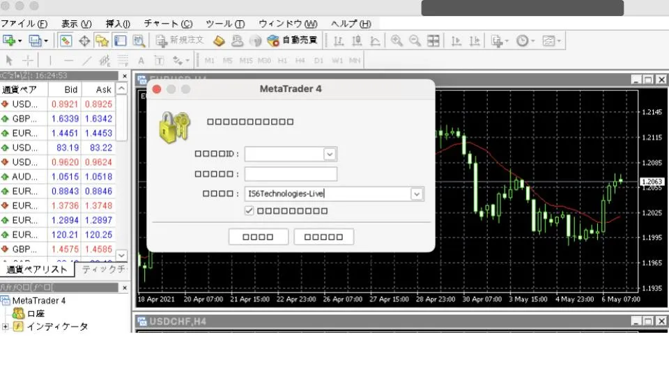  IS6FXでMT4/MT5をセットアップする