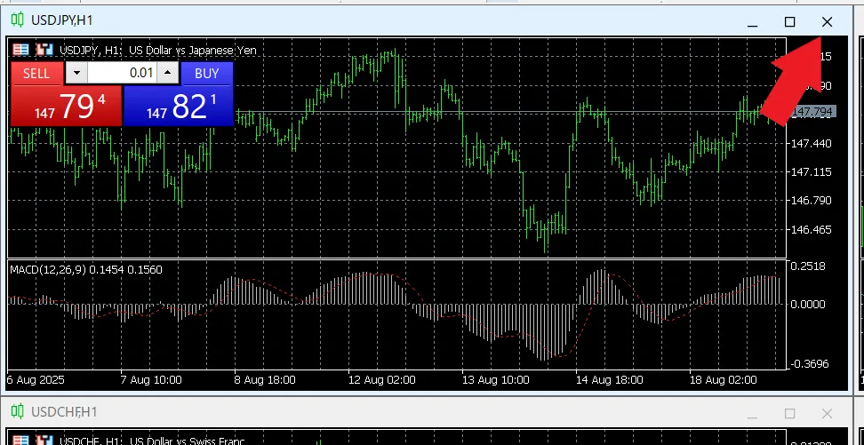 通貨ペアの追加・削除・並び替え6