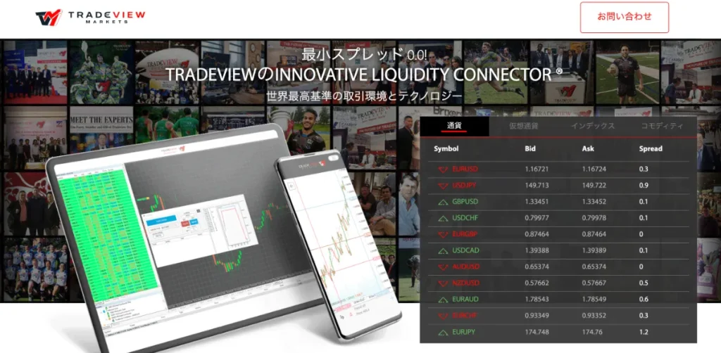 海外FX業者のおすすめ人気ランキング20位はTradeView