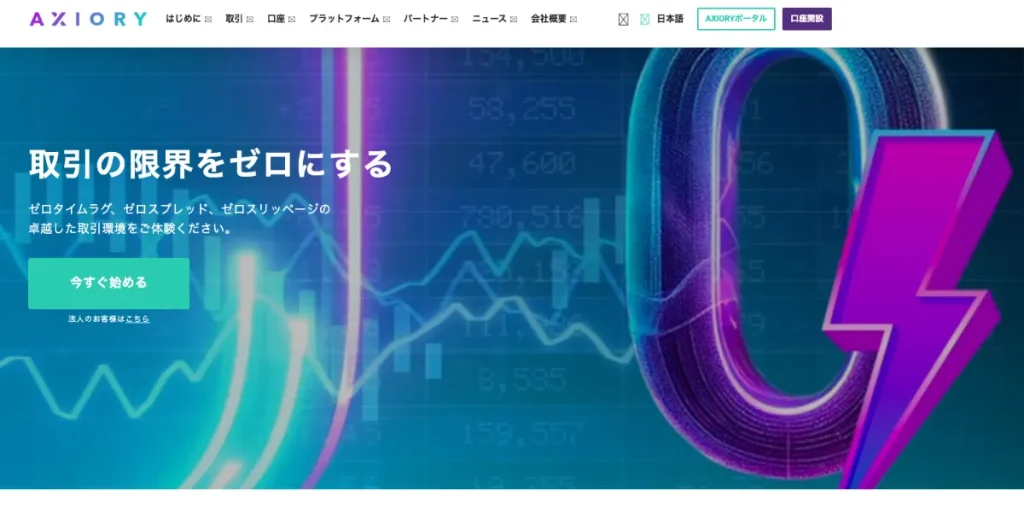 AXIORYは法人口座が開設できるおすすめ海外FX業者