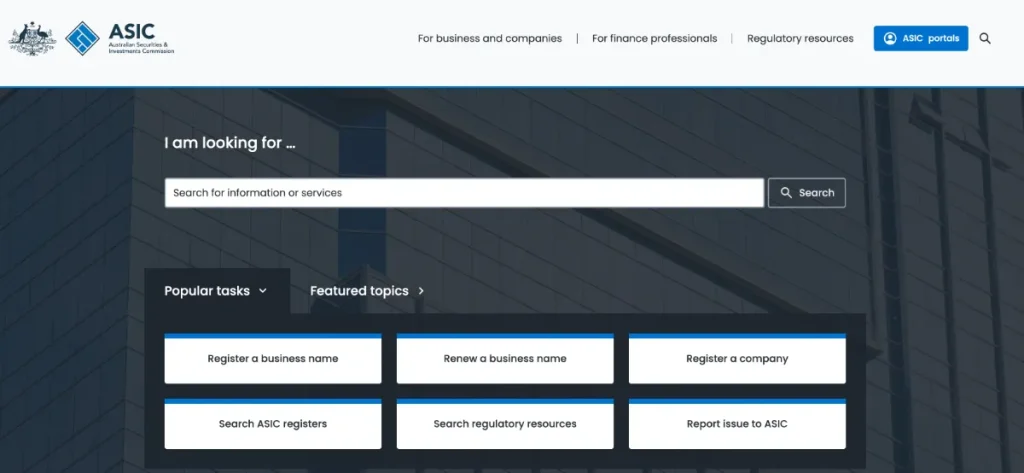 海外FX業者が取得する金融ライセンスのオーストラリア(ASIC)