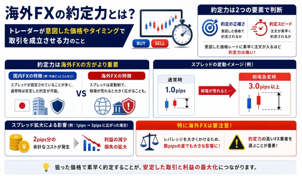 海外FXの約定力について解説